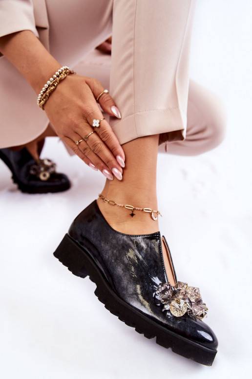 Moteriški batai su ornamentais ir... Moteriški batai su ornamentais ir...