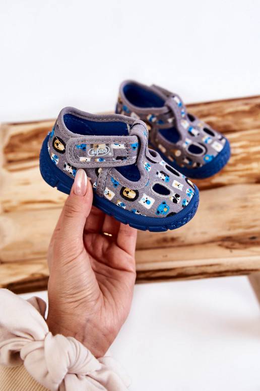 Batai/šlepetės Befado pilkos spalvos Batai/šlepetės Befado pilkos spalvos