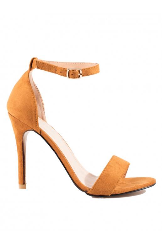 basutės  Shelovet musztardowe plonu kulniukue