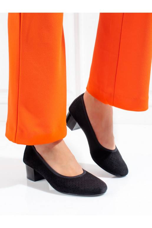 su aužūro elementais aukštakulniai juodos spalvos Potocki su aužūro elementais aukštakulniai juodos spalvos Potocki