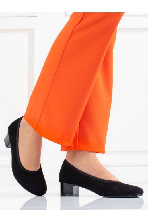 su aužūro elementais aukštakulniai juodos spalvos Potocki su aužūro elementais aukštakulniai juodos spalvos Potocki