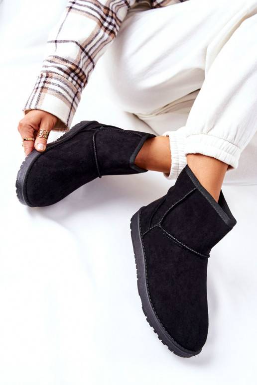 Sniego batai pašiltinti su kailiuku...