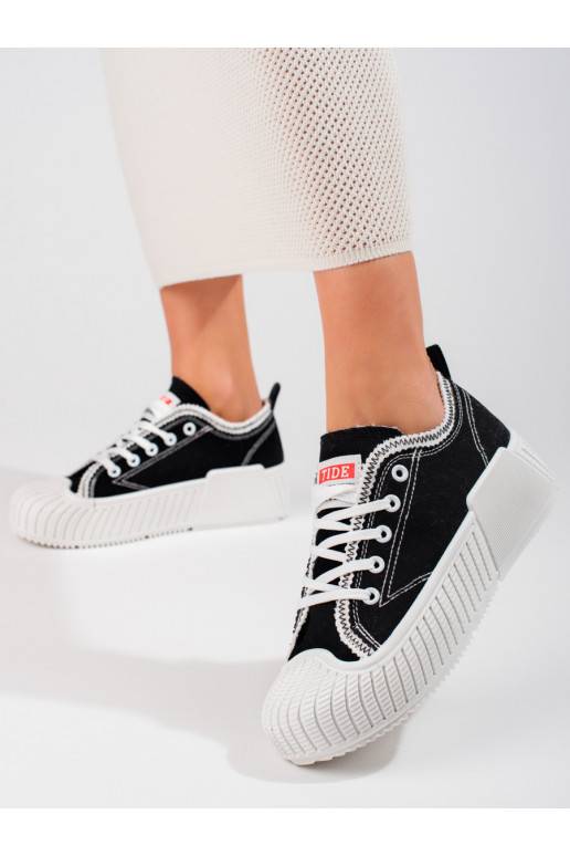  Moteriški batai Shelovet juodos spalvos