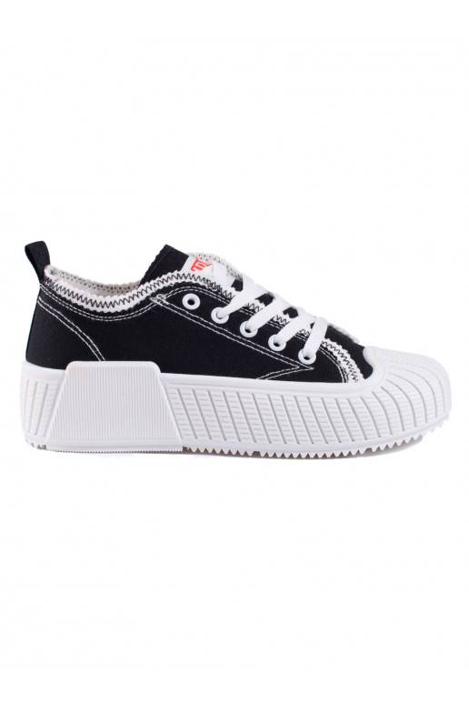  Moteriški batai Shelovet juodos spalvos