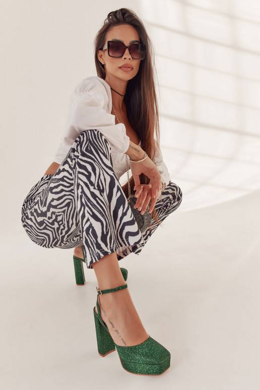 Blizgūs aukštakulniai bateliai Rosel...