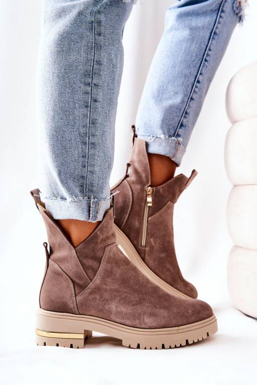 Pašiltinti kapučino spalvos aulinukai... Pašiltinti kapučino spalvos aulinukai...