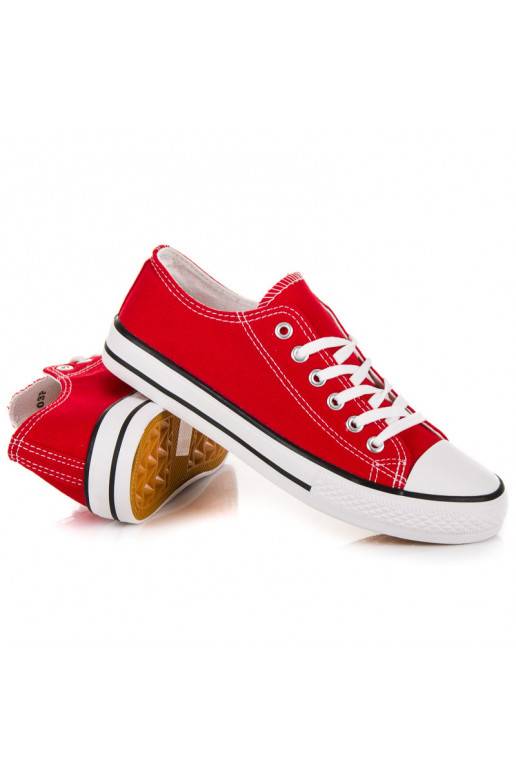 Moteriški batai Shelovet  raudonos spalvos