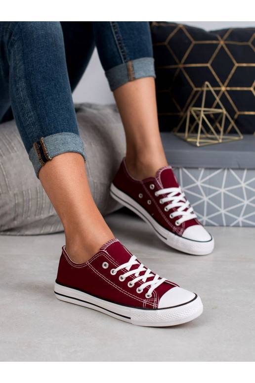  bordinės spalvos Moteriški batai Shelovet