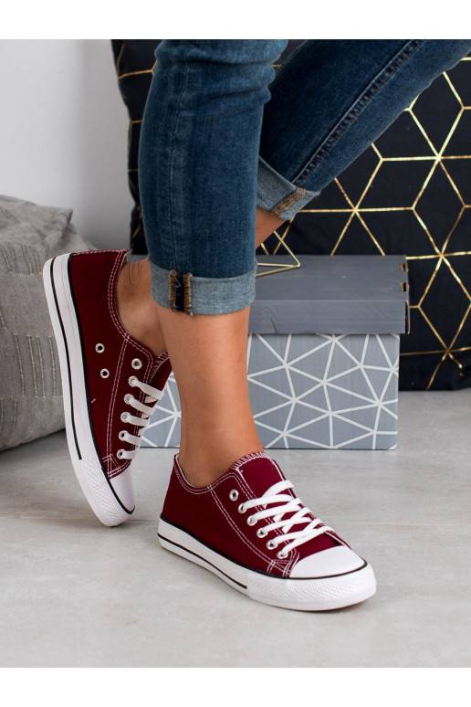  bordinės spalvos Moteriški batai Shelovet