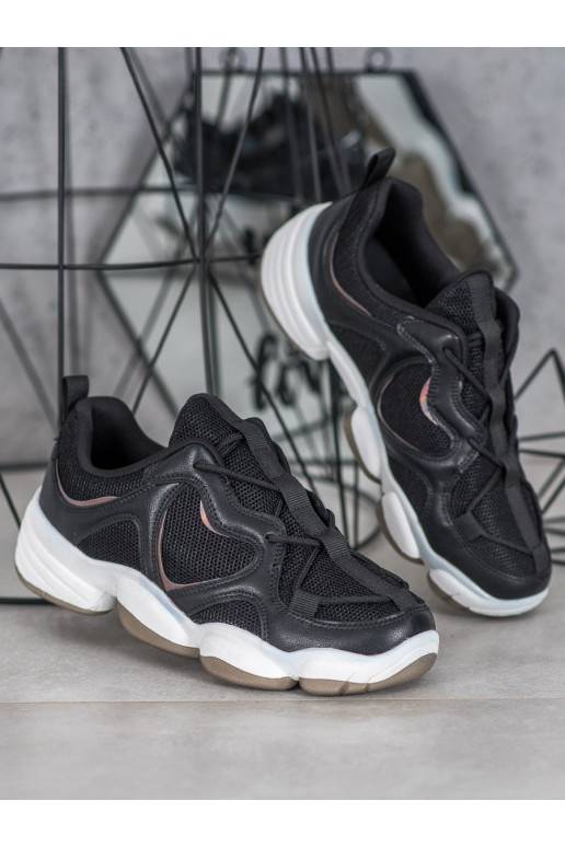 Stilingo dizaino juodos spalvos Sneakers batai modelio batai 