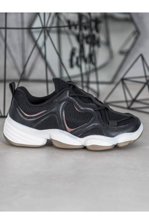 Stilingo dizaino juodos spalvos Sneakers batai modelio batai 