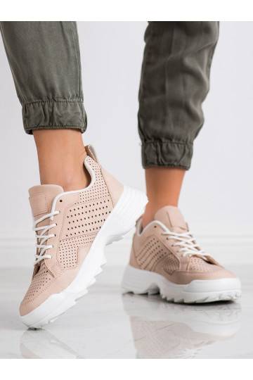 Sneakers batai modelio batai Shelovet  rožinės spalvos