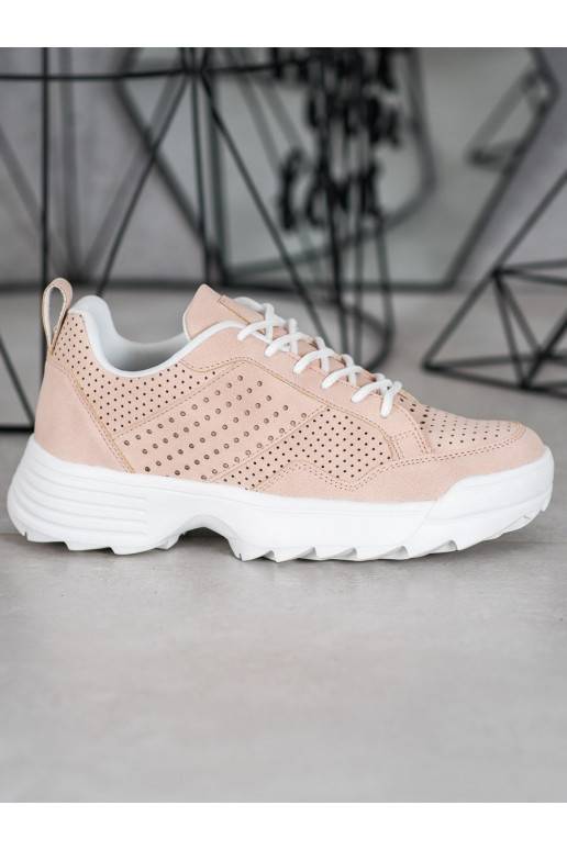  Sneakers batai modelio batai Shelovet  rožinės spalvos