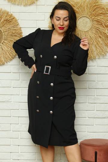 Plus size suknelė 175246 Karko