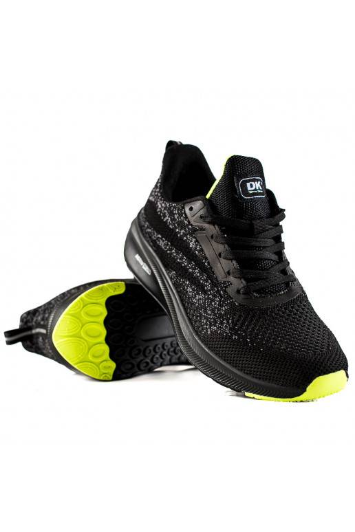 Sportinio stiliaus batai fitness DK juodos spalvos
