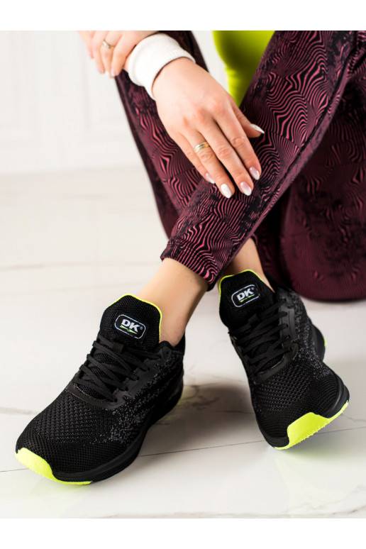 Sportinio stiliaus batai fitness DK juodos spalvos
