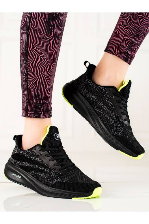 Sportinio stiliaus batai fitness DK juodos spalvos