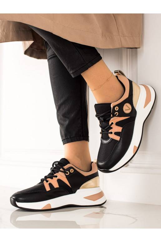  Sneakers batai modelio batai Vinceza juodos-