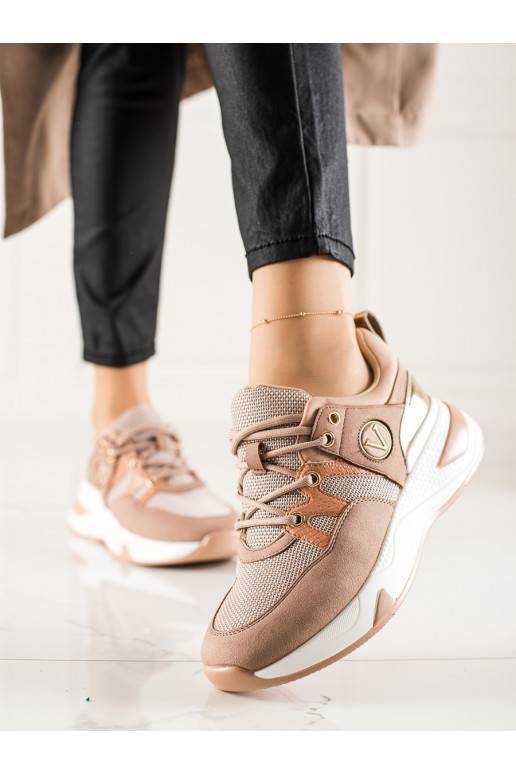  Sneakers batai modelio batai Vinceza rožinės spalvos