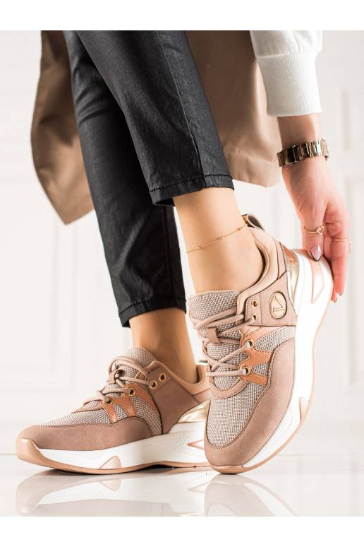  Sneakers batai modelio batai Vinceza rožinės spalvos