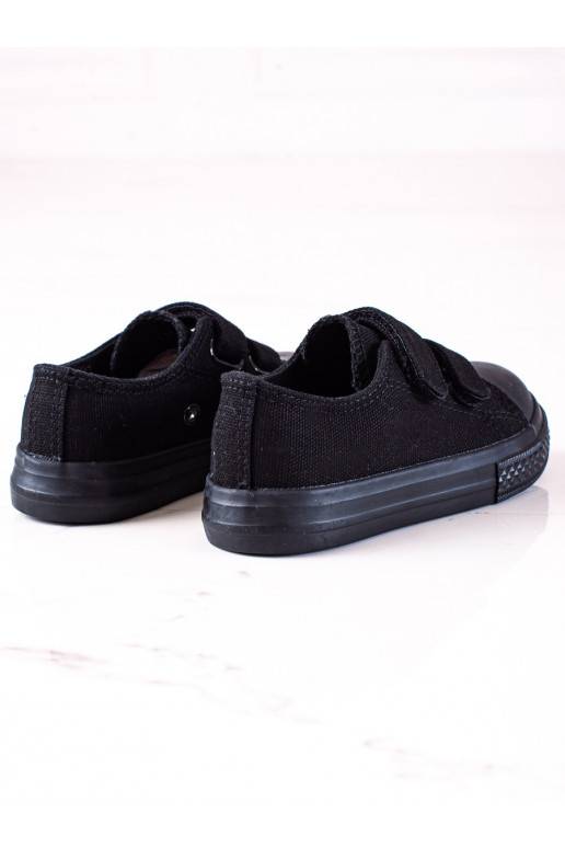 laisvalaikio batai dziecięce Vico z zapięciem  juodos spalvos laisvalaikio batai dziecięce Vico z zapięciem  juodos spalvos