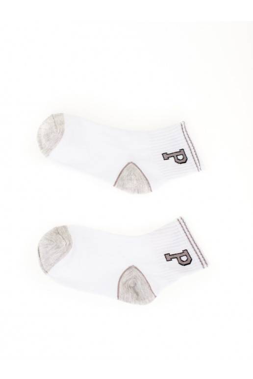 Kojinės Shelovet baltos spalvospilkos spalvos