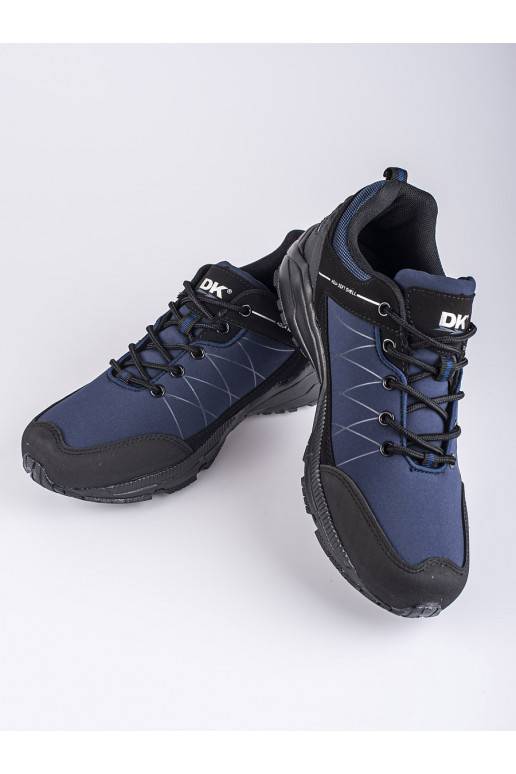 tamsiai mėlynos spalvos Vyriški trekingo batai DK Softshell
