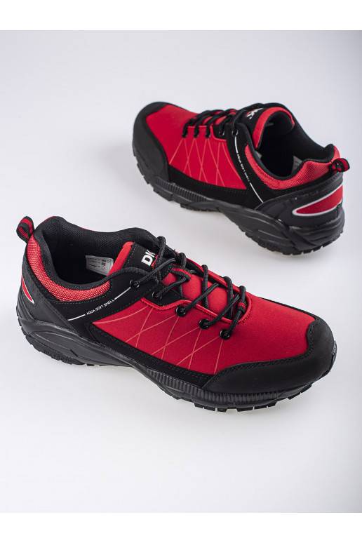 raudonos spalvos Vyriški trekingo batai  DK Softshell