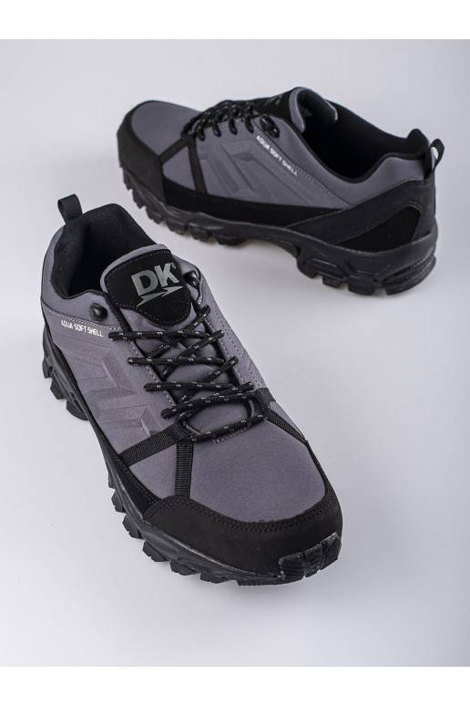 pilkos spalvos Vyriški trekingo batai DK aqua Softshell