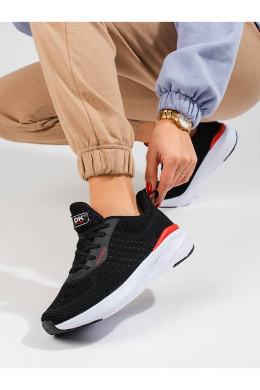 juodos spalvos sportiniai batai su masyviu kulnu DK   juodos spalvos sportiniai batai su masyviu kulnu DK