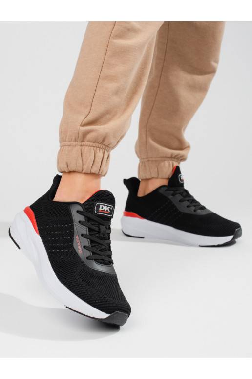 juodos spalvos sportiniai batai su masyviu kulnu DK   juodos spalvos sportiniai batai su masyviu kulnu DK