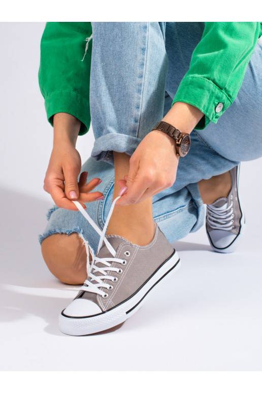  pilkos spalvos batai Shelovet