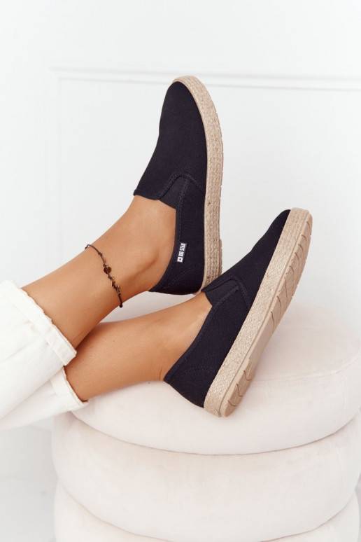 Espadrilės Big Star juodos spalvos Espadrilės Big Star juodos spalvos