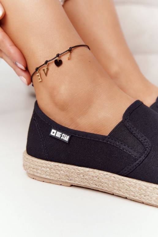 Espadrilės Big Star juodos spalvos Espadrilės Big Star juodos spalvos