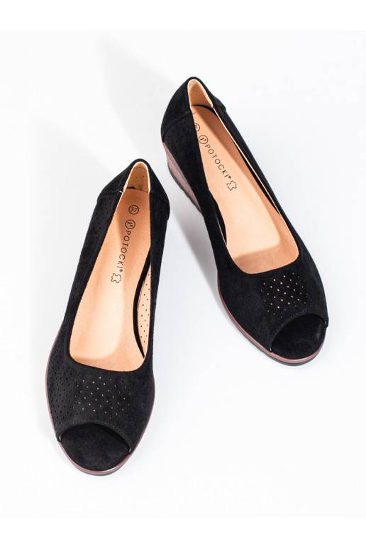 su aužūro elementais iš zomšos  aukštakulniai  Potocki juodos spalvos