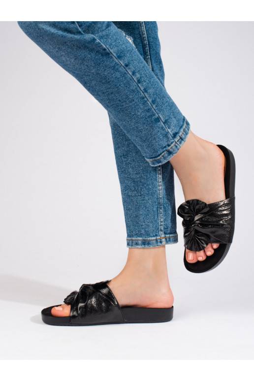 Šlepetės  na j podeszwie juodos spalvos Shelovet