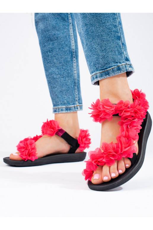 pachnące sandalai  Shelovet ryškios rožinės spalvos  pachnące sandalai  Shelovet ryškios rožinės spalvos