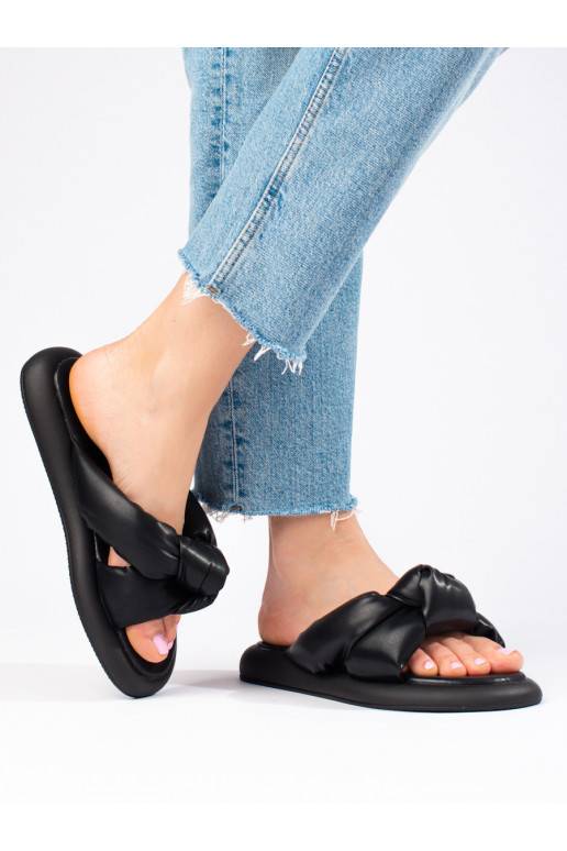 juodos spalvos Šlepetės  Shelovet  juodos spalvos Šlepetės  Shelovet