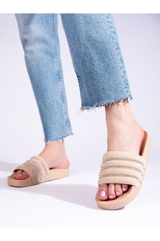 smėlio spalvos Šlepetės    Shelovet