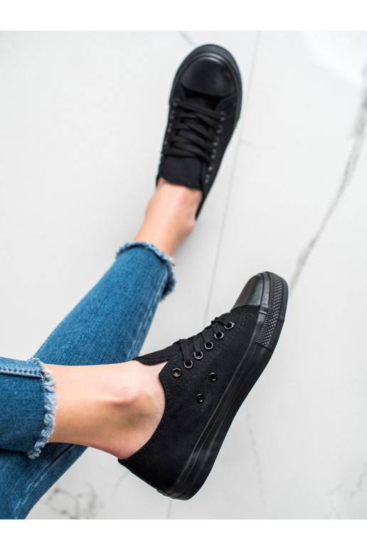  juodos spalvos Moteriški batai Shelovet