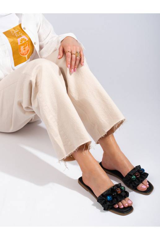 Šlepetės   juodos spalvos Shelovet