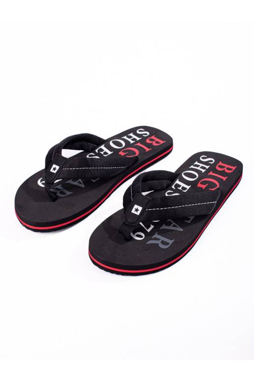  Šlepetės  juodos spalvos BIG STAR LL174614