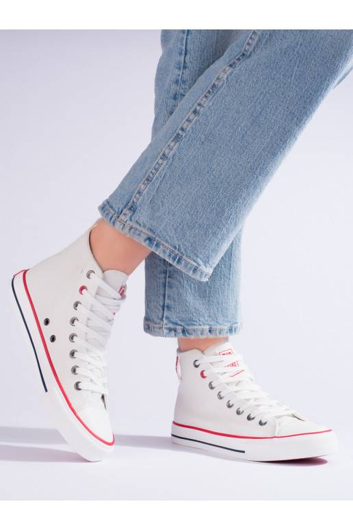  baltos spalvos Moteriški batai BIG STAR JJ274132