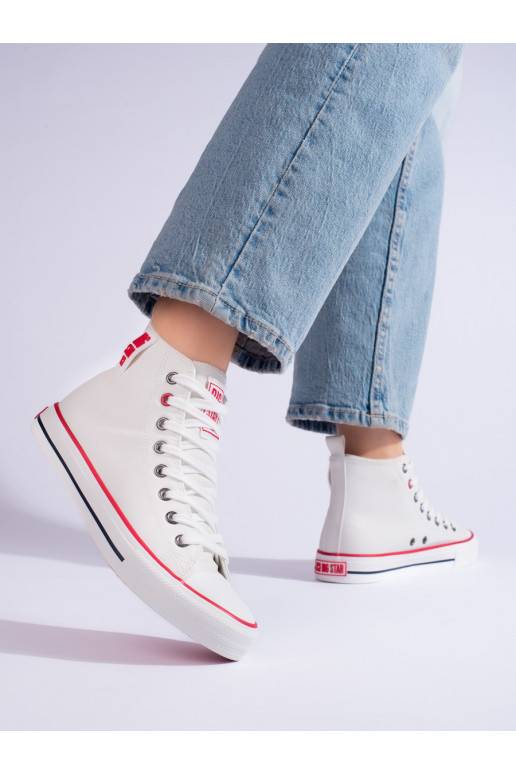  baltos spalvos Moteriški batai BIG STAR JJ274132