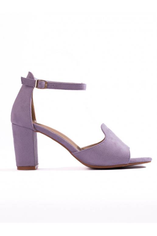 smėlio spalvos sandalai  ant kulno W. Potocki