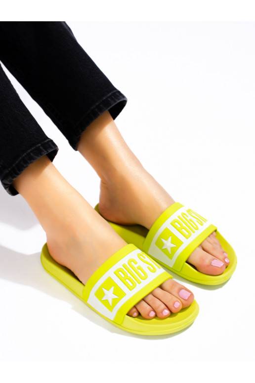 Šlepetės  zółte Big Star ll274742