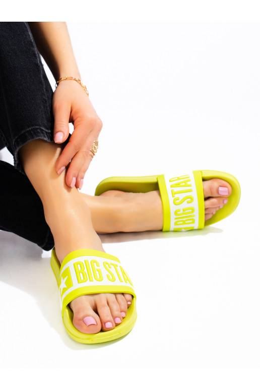 Šlepetės  zółte Big Star ll274742