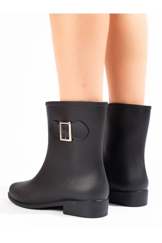 Juodos spalvos guminiai batai  Shelovet