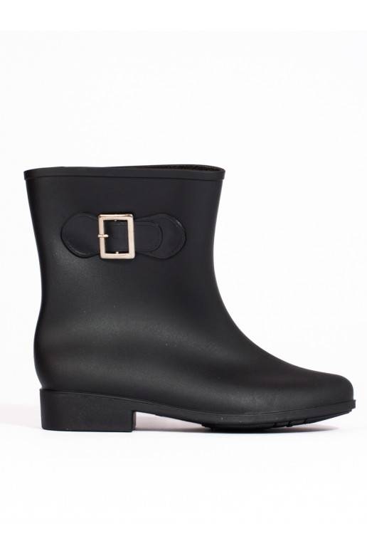 Juodos spalvos guminiai batai  Shelovet