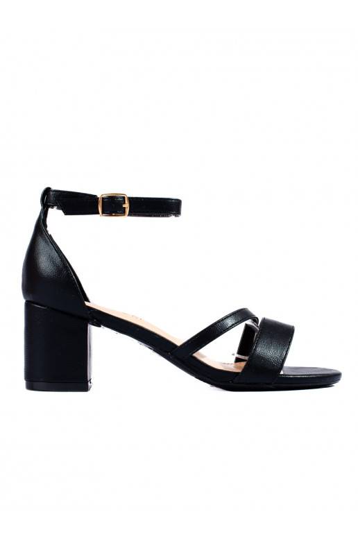  sandalai ant kulno Potocki juodos spalvos